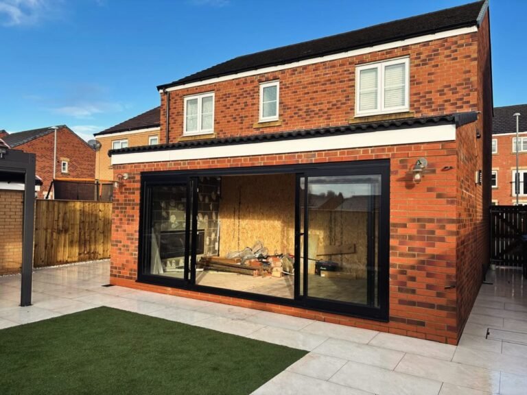 Cortizo 4700 black patio door